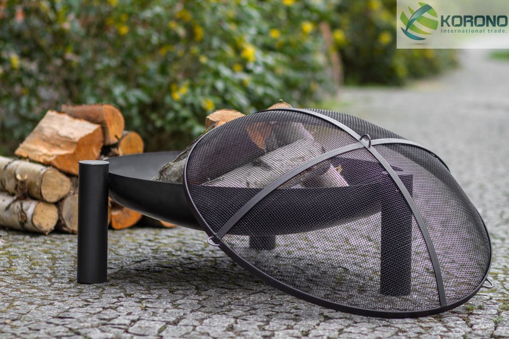 Feuerschale mit Bildschirm Mesh