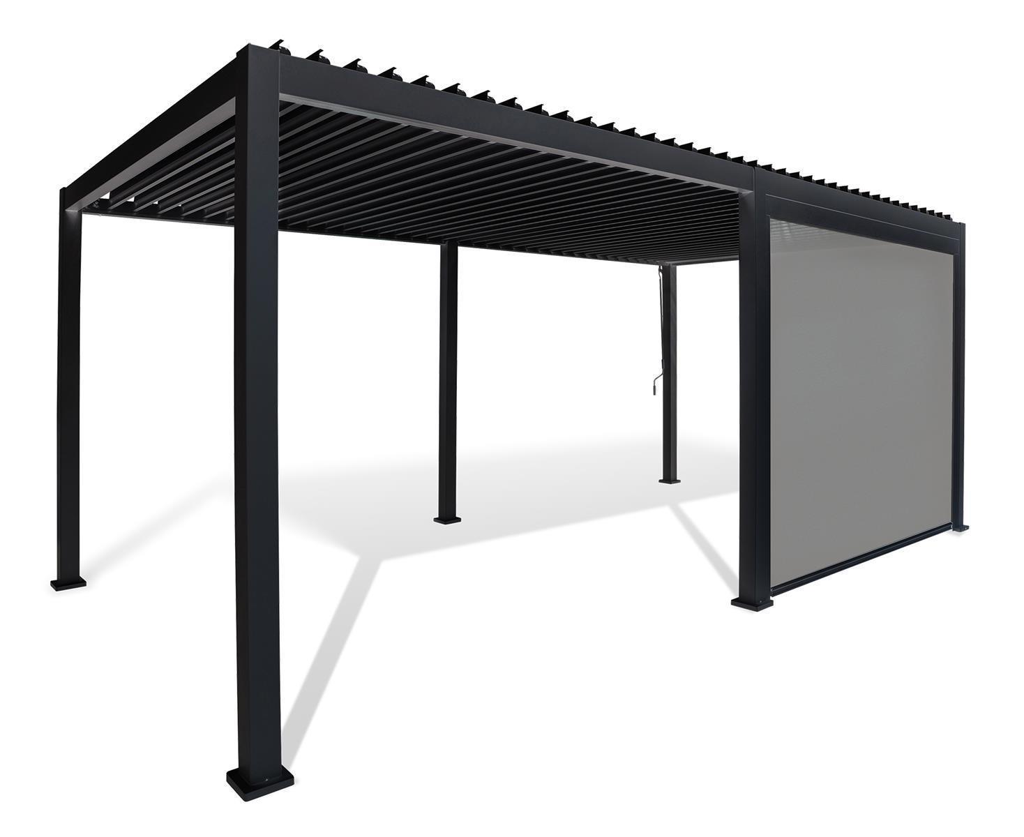 Best Freizeitmöbel Cadiz Seitenrollo 400cm anthrazit