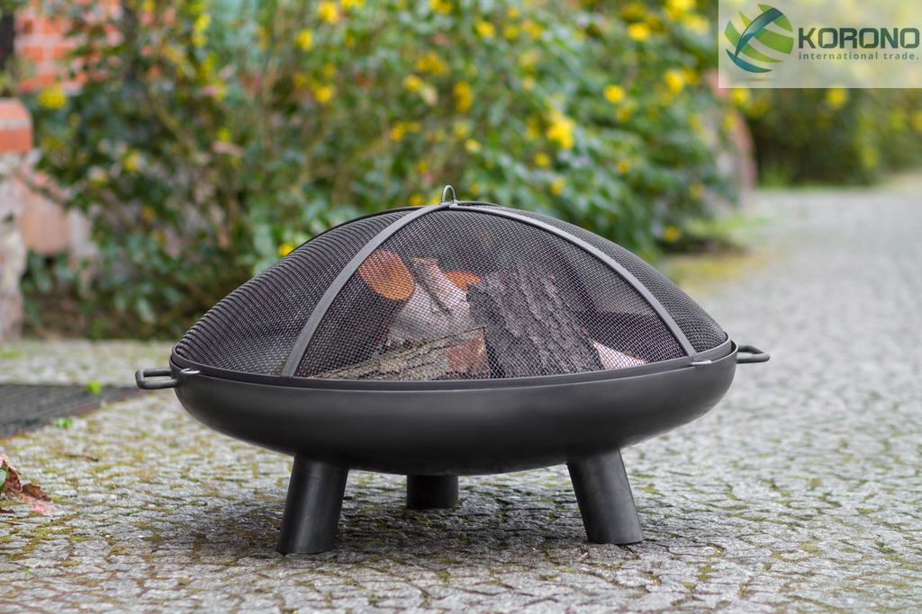 Feuerschale mit Bildschirm Mesh