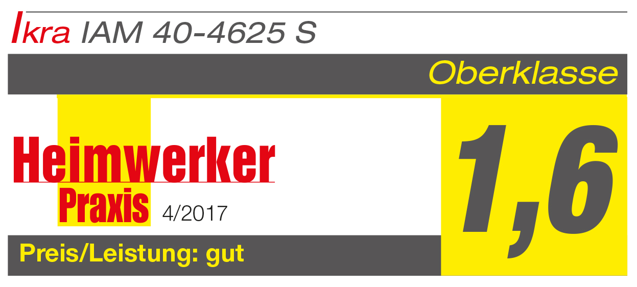 IKRA IAM 40-4625 S / Rasenmäher Stahldeck (46 cm Schnittbreite, Radantrieb)