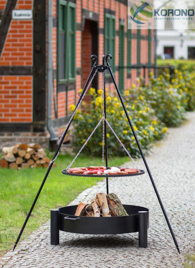 Grill mit Feuerschale