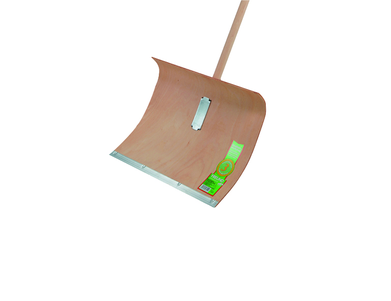 FREUND Sperrholz Schneeschieber 50cm mit Kante und Stielmit Kante und Stiel