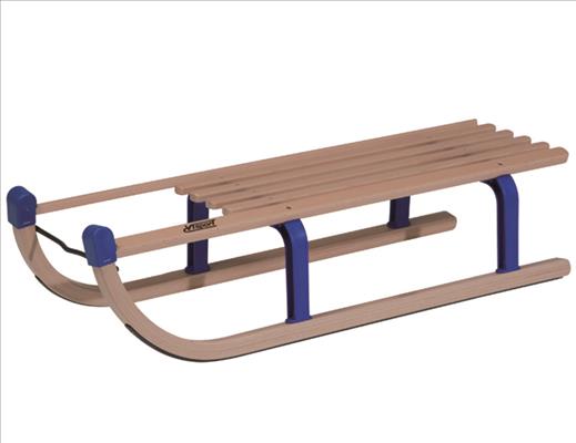R.P.L. Davos-Rodelschlitten 90cmmit Kunststoff Brücke  90 cm